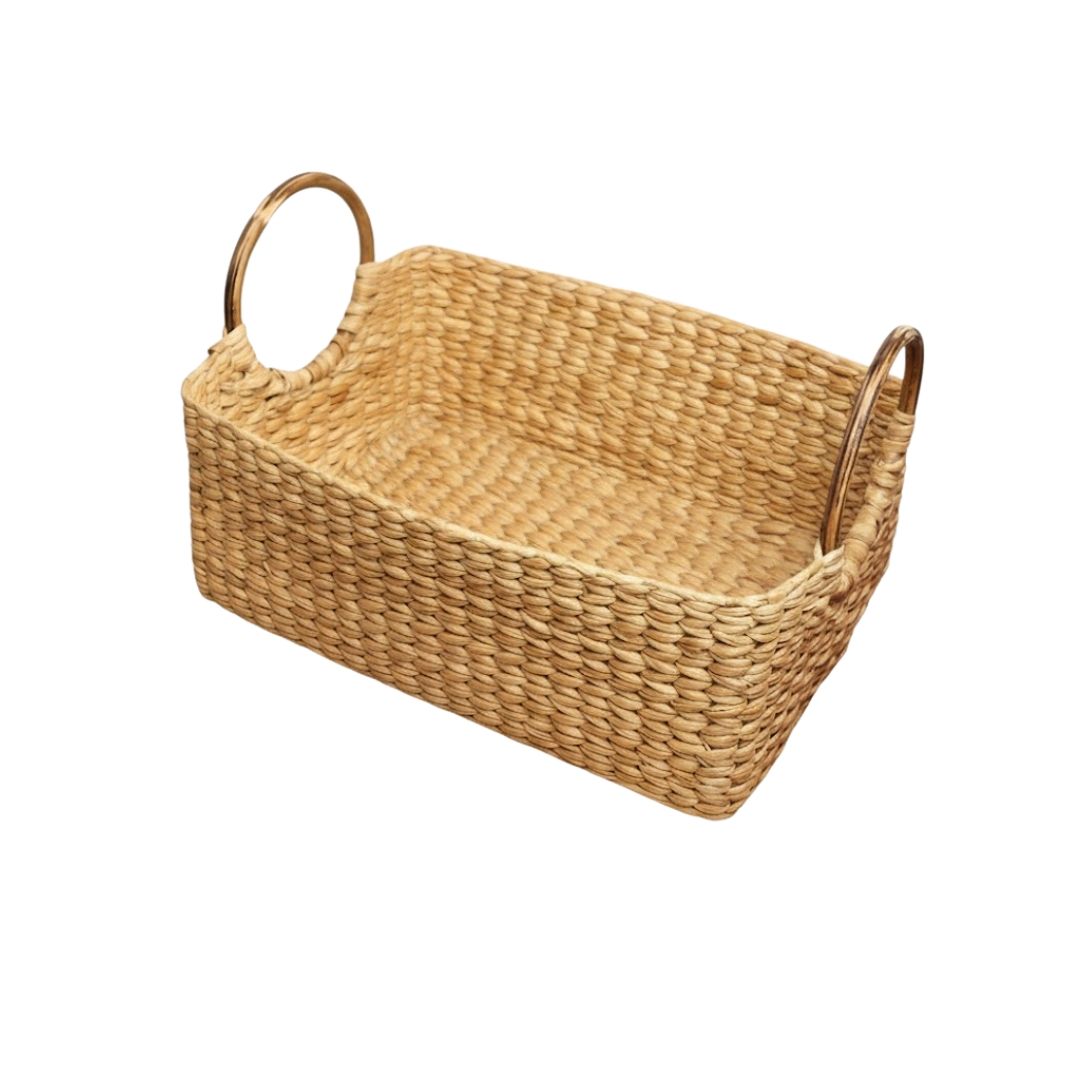 Stylish Round Handles Baskets for Eco-Friendly Storage